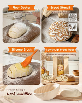 Yeeyuue bread sling for easy loaf transfer without tearing
