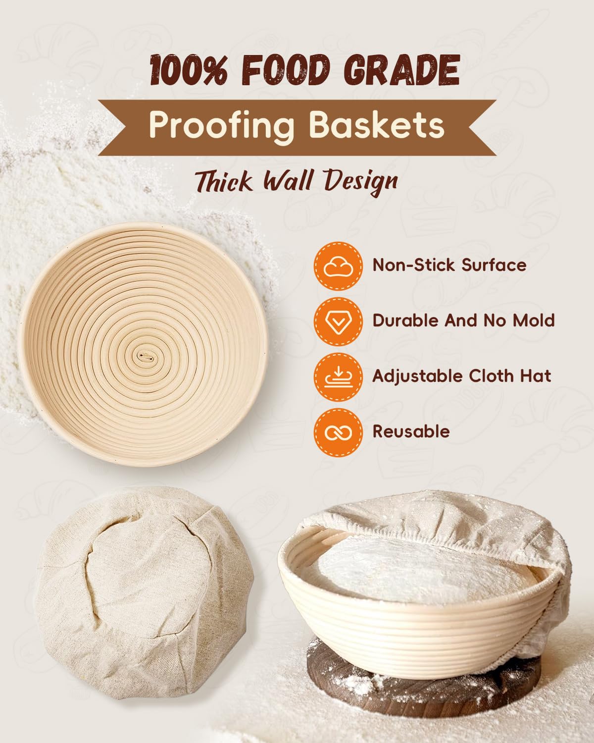 Yeeyuue dough scraper paddle for clean edges and precise shaping