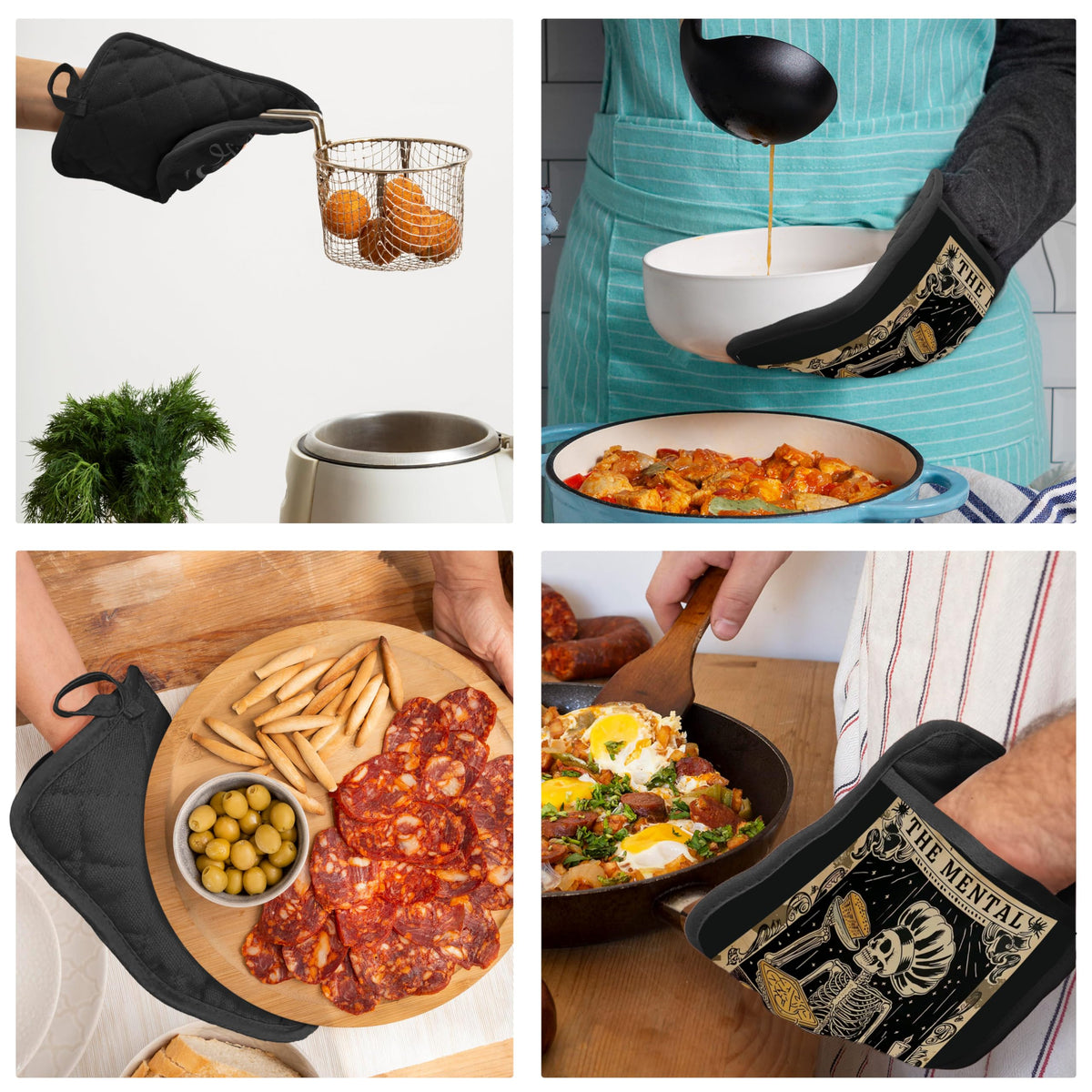 YeiHe Gothic gift pot holder ideal for cooking enthusiasts and home decor.