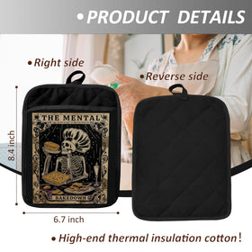 YeiHe pot holder with heat-resistant pocket designed for quick grip while baking.