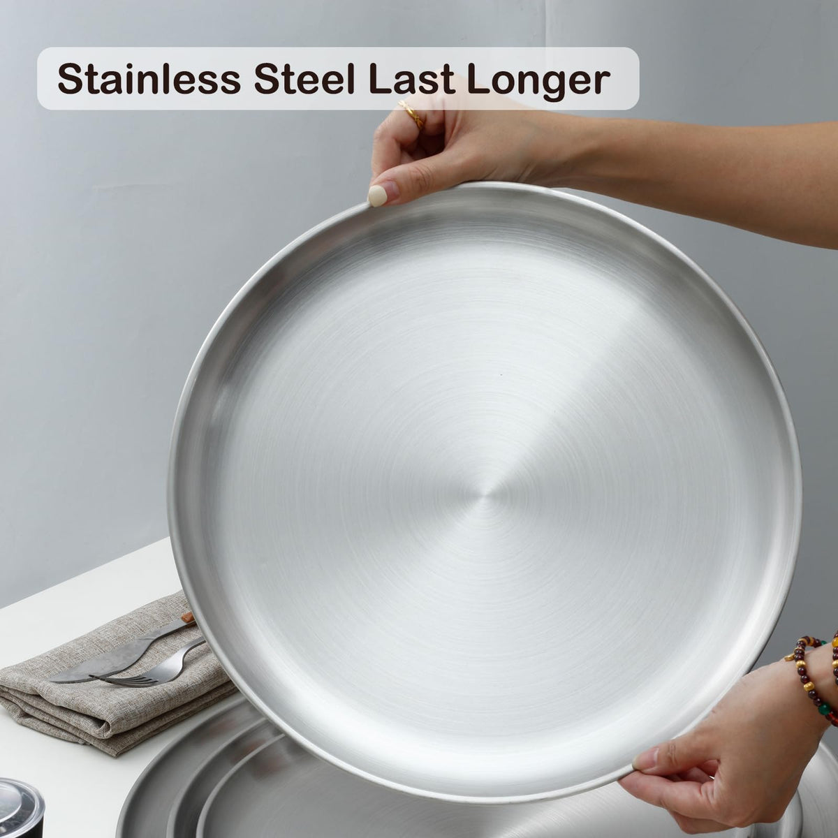 YeKuKing two-pack stainless steel trays ideal for baking, roasting, and reheating.