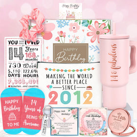YENCHORN 14th birthday tumbler for school and outings