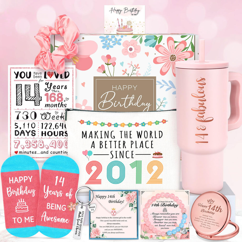 YENCHORN 14th birthday tumbler for school and outings