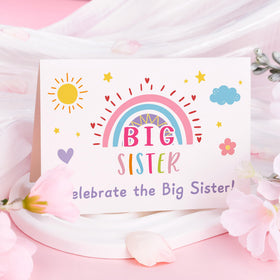 YENCHORN Keepsake card captures a heartfelt message for big sister moments.