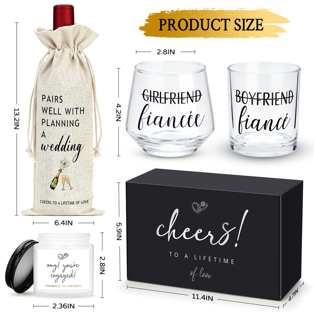 YENCHORN engagement gift packaging with double-layer protection