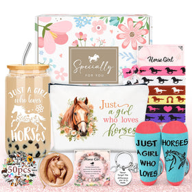 YENCHORN gift box with horse motif, ready to gift to horse lovers