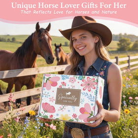 YENCHORN horse keychain with horseshoe design signifying freedom