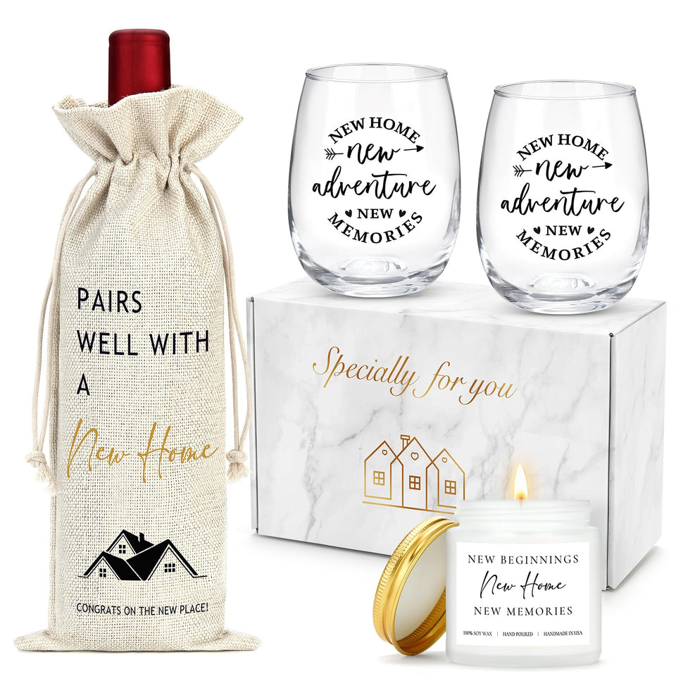 YENCHORN housewarming gift basket prepared for warm new home celebrations