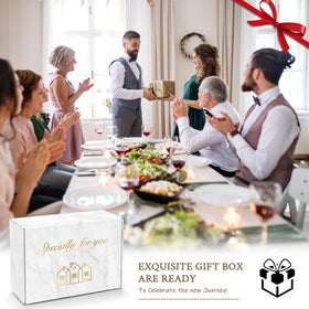 YENCHORN reinforced packaging with pearl cotton lining protects the gift during transport.