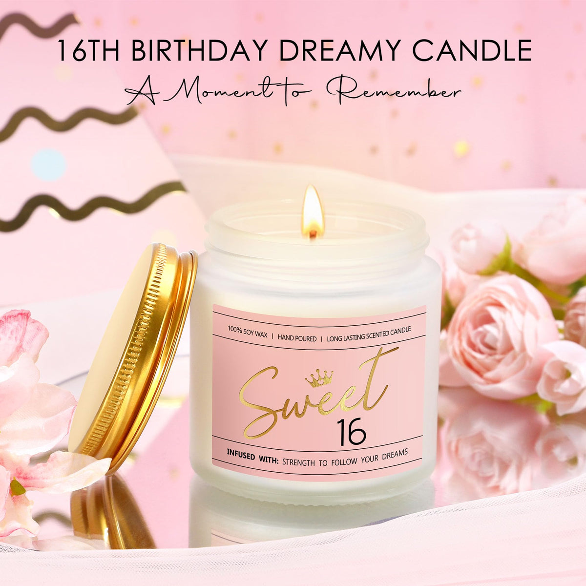 YENCHORN Sweet 16 poster – festive decoration to celebrate the milestone.