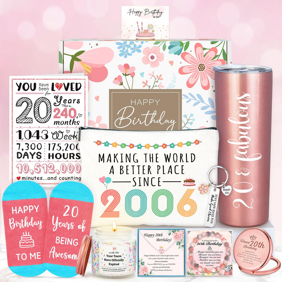 YENCHORN Sweet Twenty 20oz pink tumbler for on‑the‑go hydration and beverages