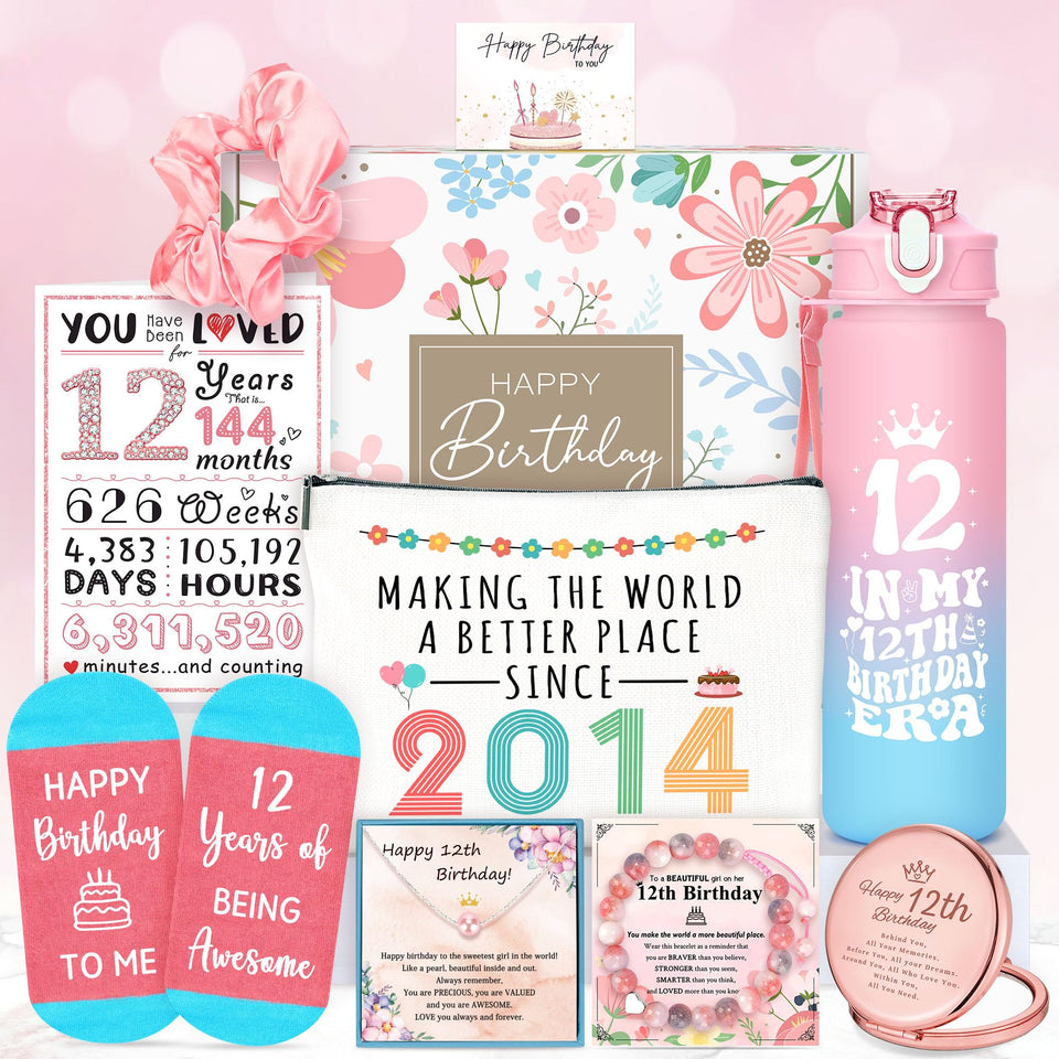 YENCHORN tumbler 25oz featuring 12th birthday era design for on-the-go hydration