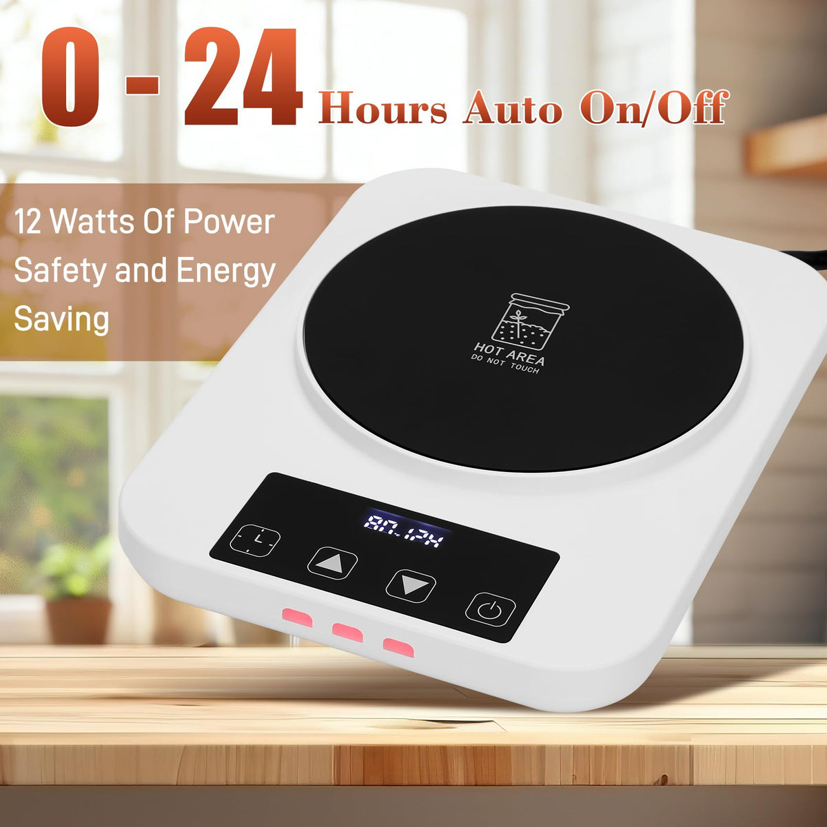 Yendse warmer offers precise 70-100°F control for proofing.