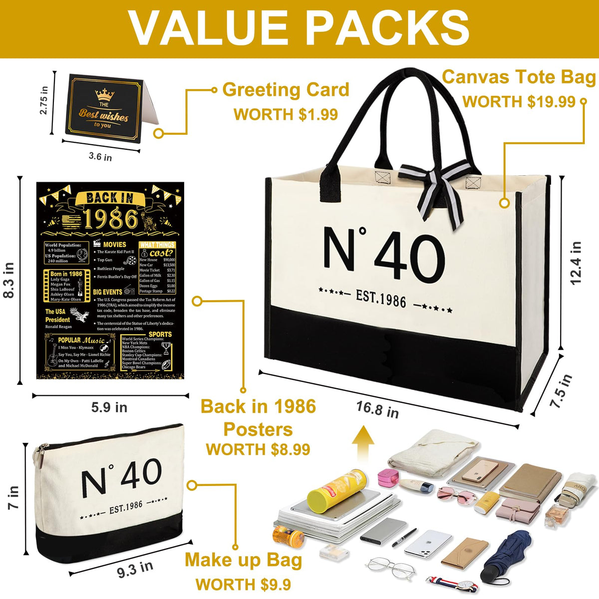 YeohJoy tote interior pocket secures valuables during travel or errands.
