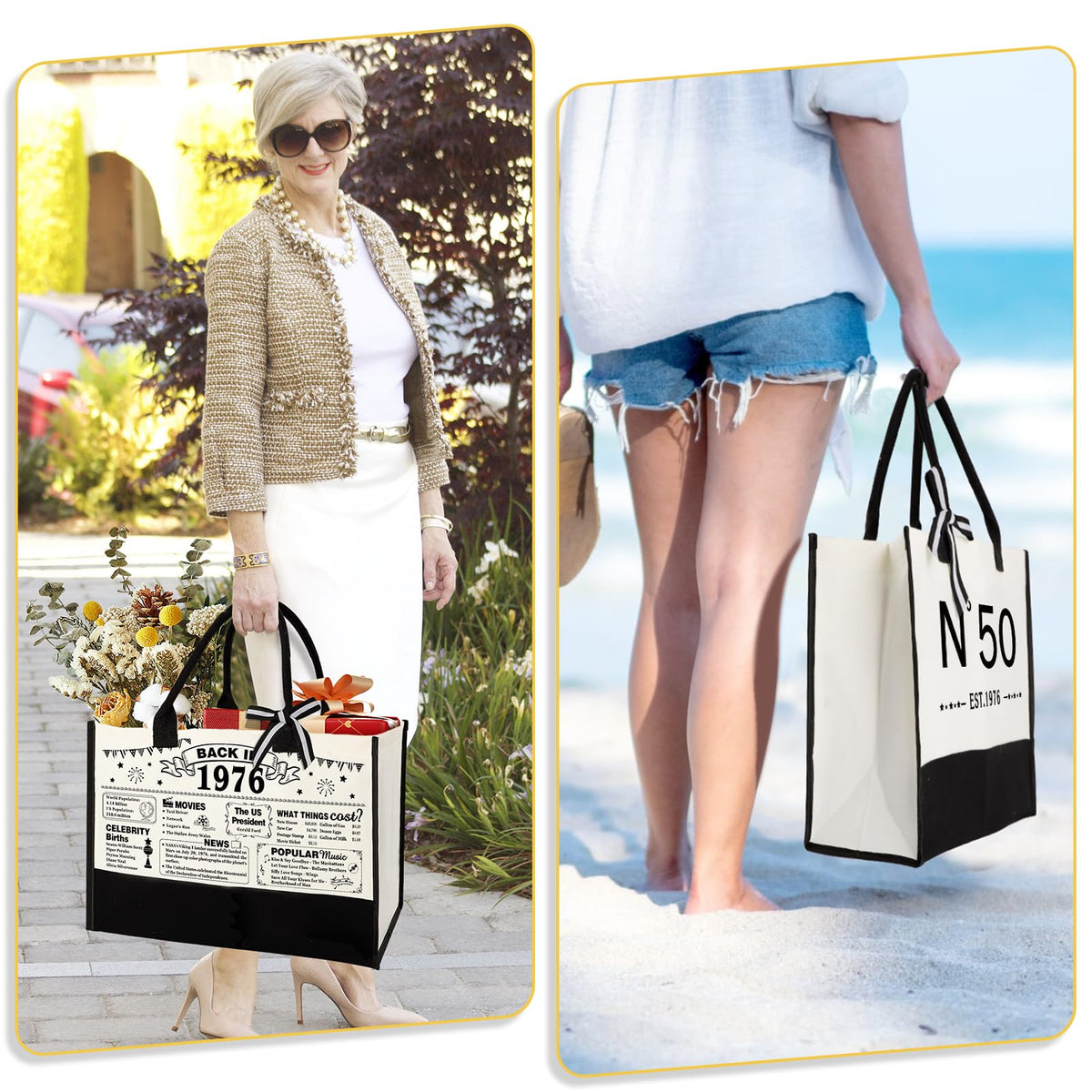 YeohJoy tote interior features a waterproof layer to help belongings stay dry.