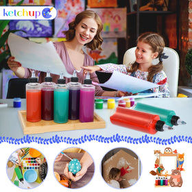 Yephets twist-top cap with inner gasket helps prevent leaks during use