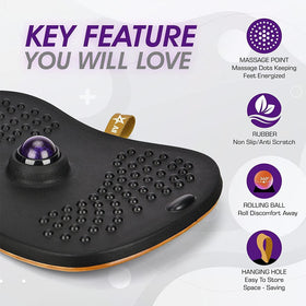 Yes4All wobble-board anti-fatigue foam pad reduces standing fatigue