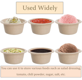 Yesland bagasse fiber cups in natural color, recyclable and wax-free