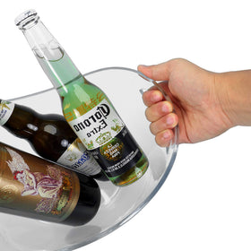 Yesland Ice Bucket with lid closed for spill-free storage.