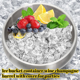 Yesland ice bucket outdoors ready for patio parties and gatherings