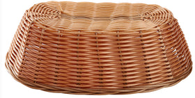 Yesland perforated plastic oval basket for kitchen storage and airflow.