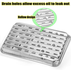 Yesland perforated-bottom aluminum pans are oven-safe for versatile cooking