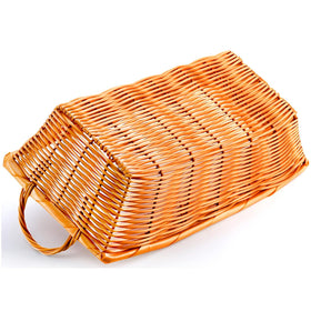 Yesland stackable bread basket set optimizes counter space for fruit and snacks.