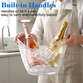 Yesland tailgate-friendly bucket keeps drinks accessible outdoors.