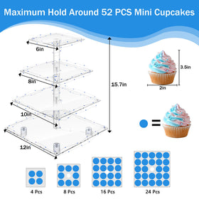YestBuy blue LED string adds atmospheric glow to desserts and decor.