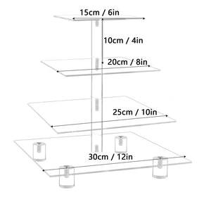 YestBuy birthday display with a 4-tier stand elevates treats.