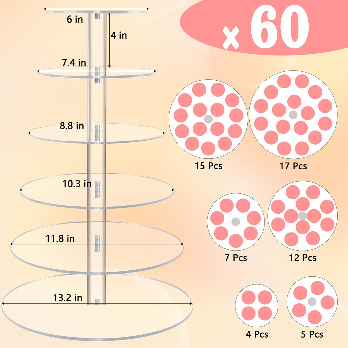 YestBuy versatile stand suits weddings, birthdays, showers with premium styling