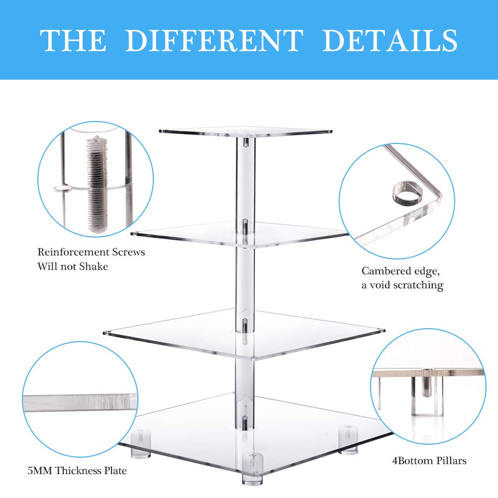 YestBuy easy-clean acrylic surface for quick maintenance and long-lasting shine.