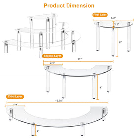 YestBuy perfume display stand presents fragrances with an elegant, unobtrusive profile