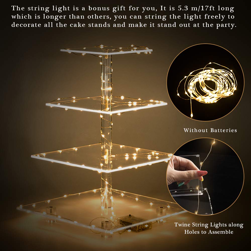 YestBuy stable copper nut base keeps the tower upright during events.