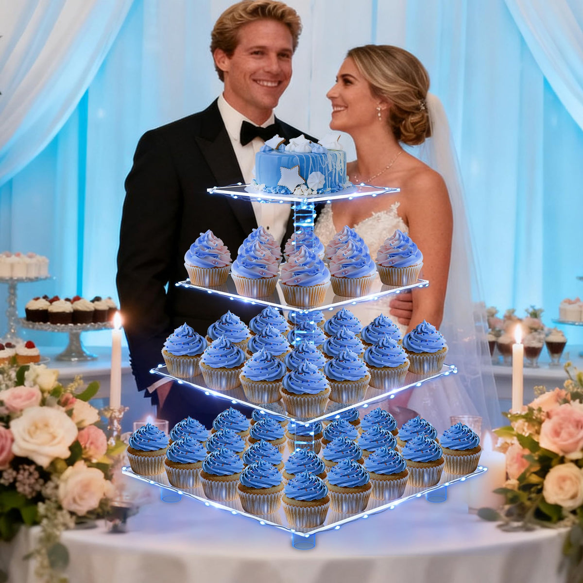 YestBuy ideal for weddings, birthdays, bars and parties as a dessert display centerpiece.