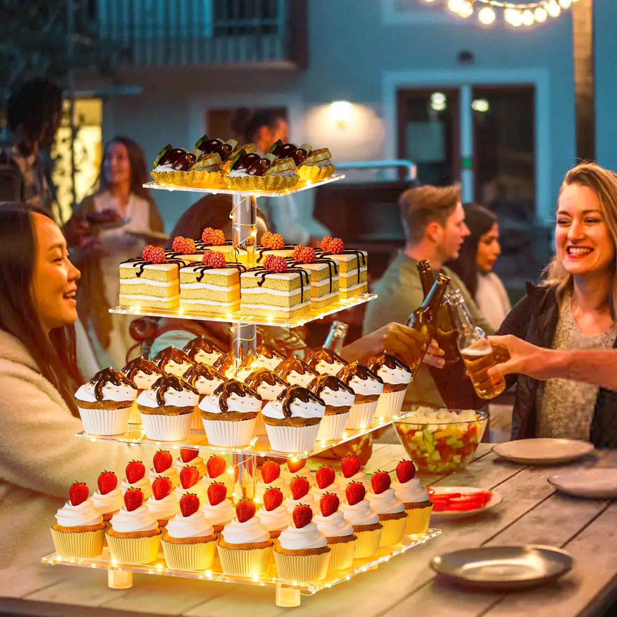 YestBuy wedding and party dessert tree elevates candy bar displays.