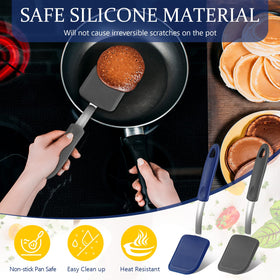 Yetene dishwasher-safe silicone spatula turner for quick cleanup.