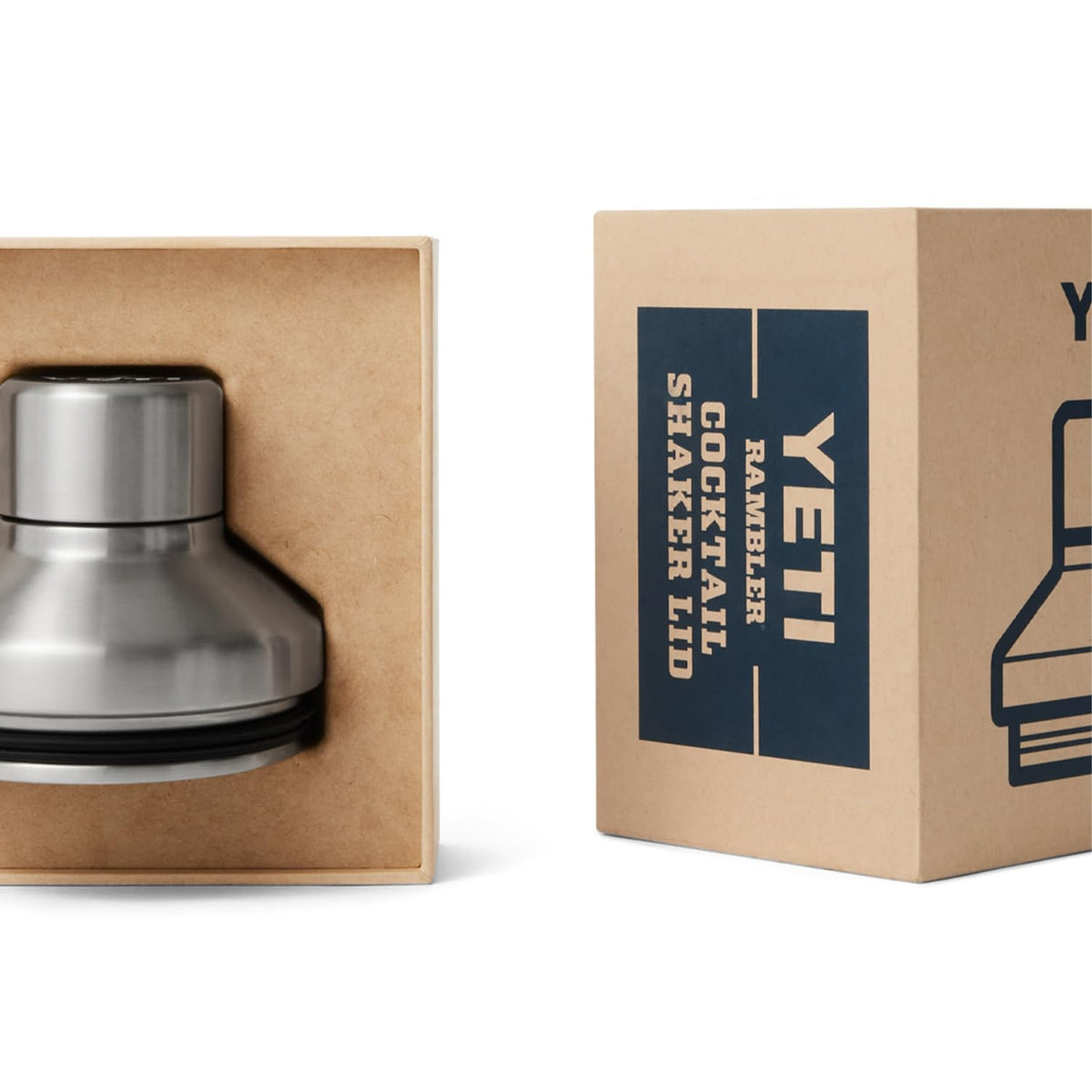 YETI shaker lid for Rambler 10oz lowball, compact cocktail prep.
