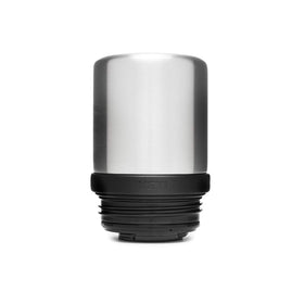 YETI Cup Cap Accessory 5-ounce cup within reach, designed for Rambler bottles.