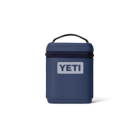 YETI Daytrip 2L soft cooler in classic navy, front view, keeps snacks fresh on trips