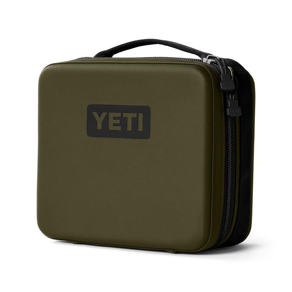 YETI Daytrip 3L cooler with lid open, easy lunch access on the go