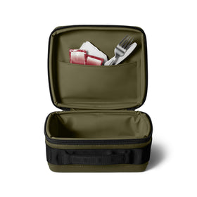 YETI Daytrip olive side pocket highlighting organized storage