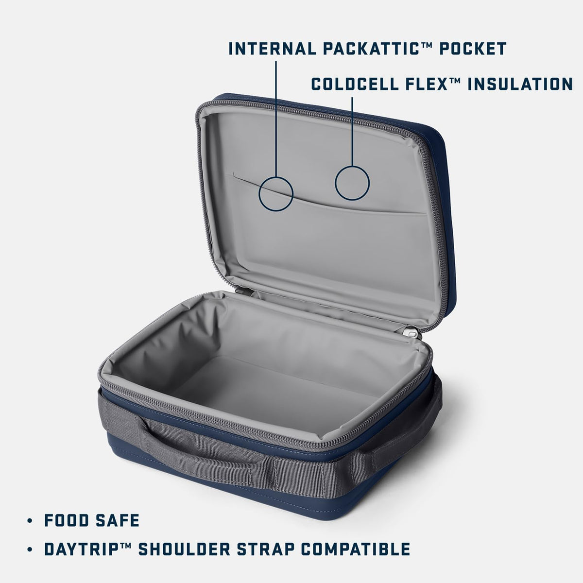 YETI Daytrip 5L cold contents stay secure during commutes and picnics