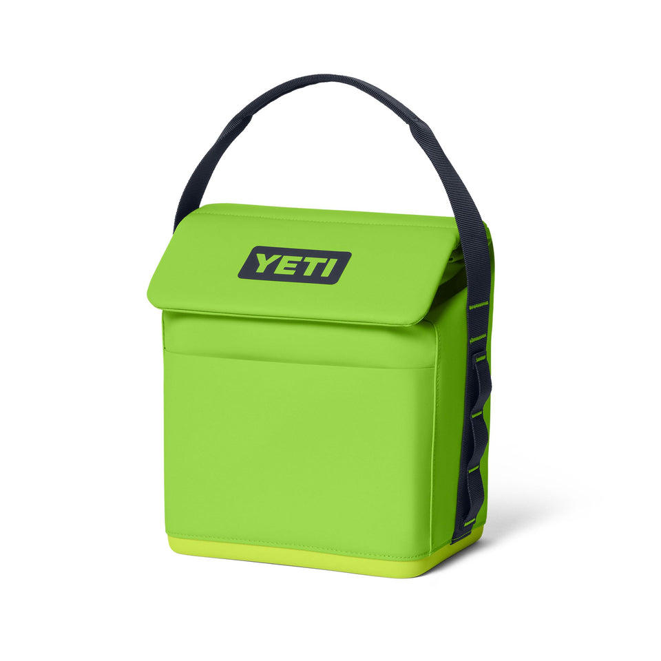 YETI Daytrip 6L Venom cooler open for quick lunch access outdoors