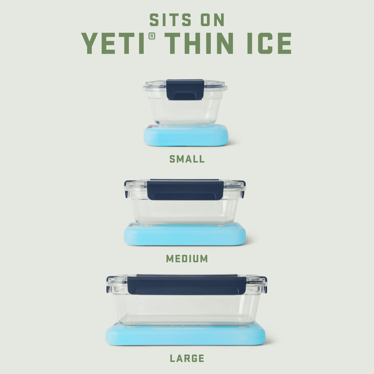 YETI Large Food Storage fits well for basecamp-ready meals and packing