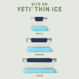 YETI Large Food Storage fits well for basecamp-ready meals and packing