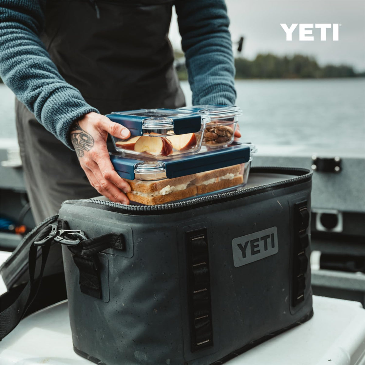 YETI Large Food Storage is dishwasher-safe for easy cleanup after adventures