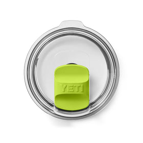 Close-up on magnetic discs highlighting the MagSlider Lid compatibility.