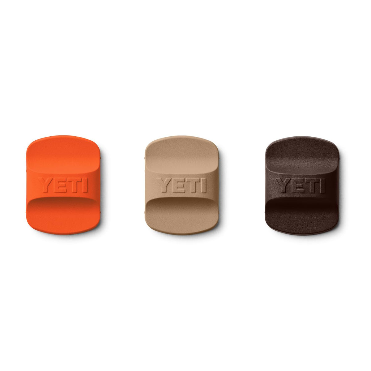 YETI Magslider 3 Pack Wetlands Camo front view for easy lid replacements on the go.