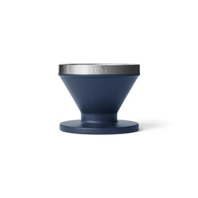YETI Pour Over accessory demonstrates heat retention for hot coffee on the go